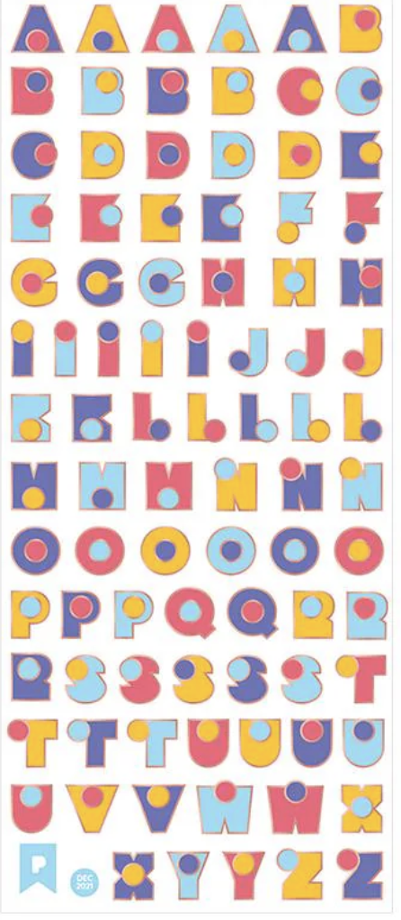 Polka Dot Alphabet